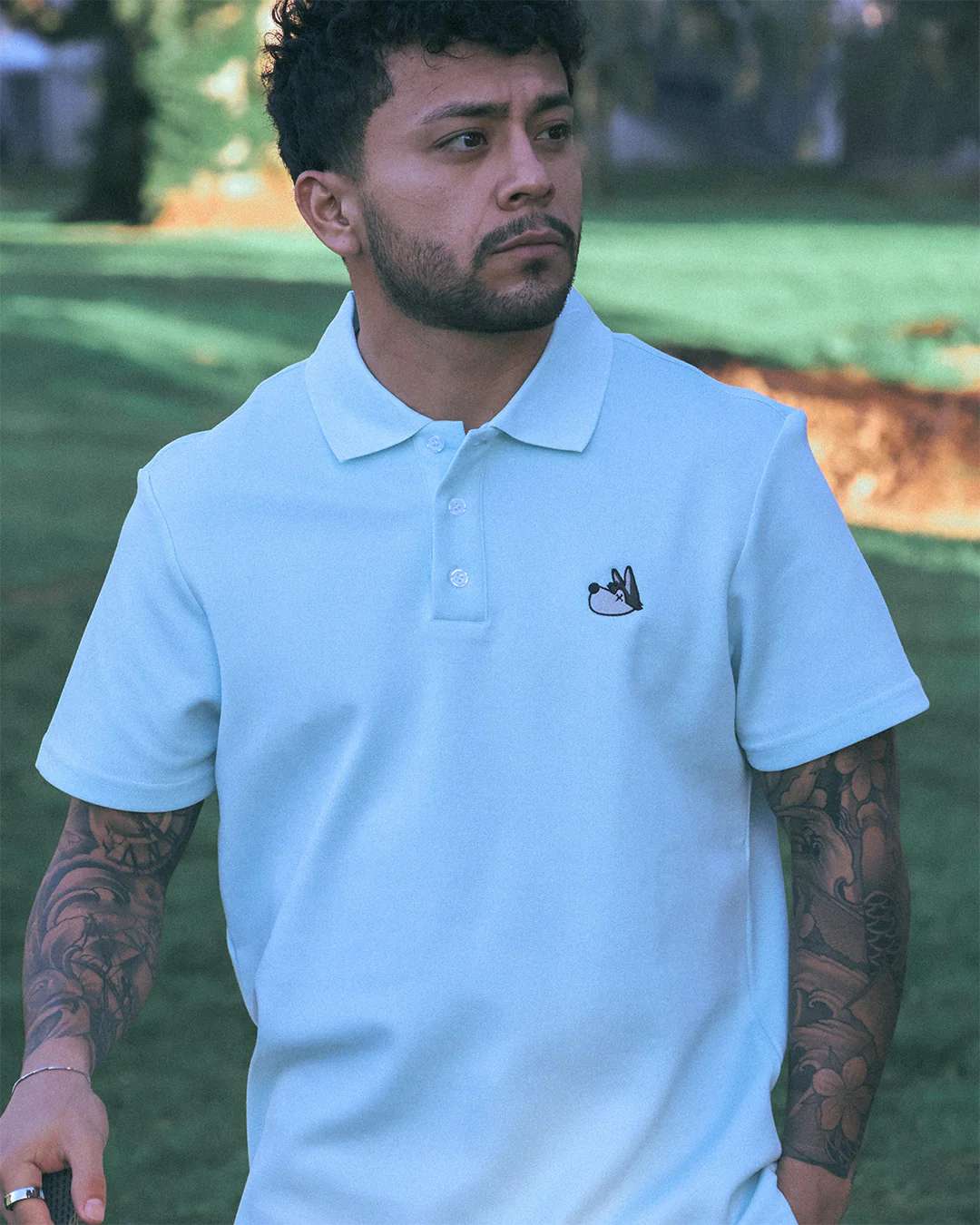 Hunter Classic Polo - Sky Blue - Image 3