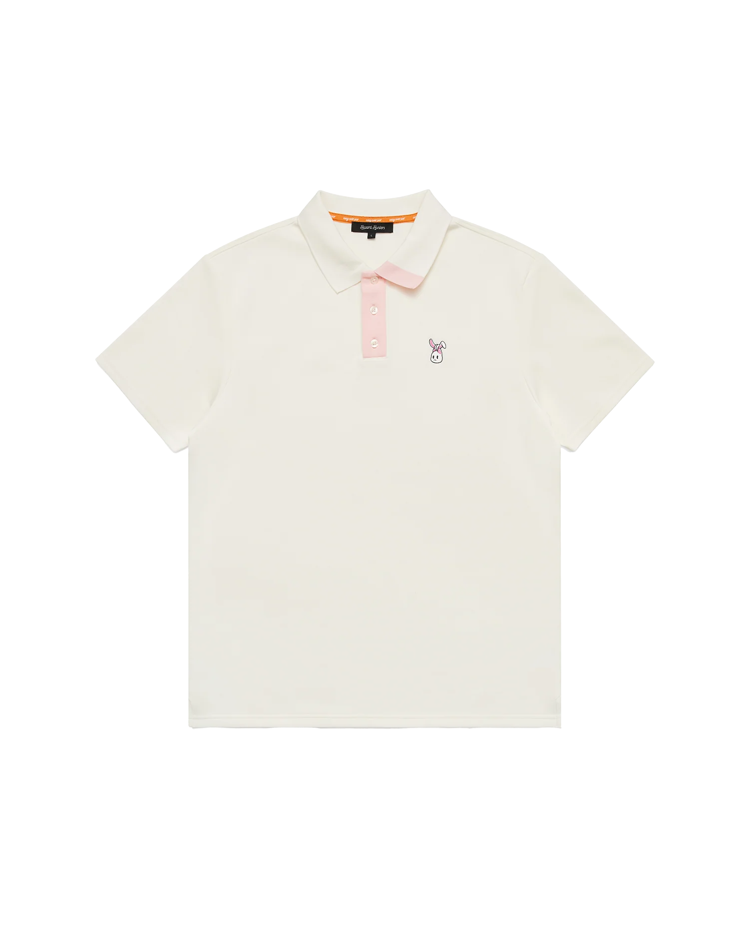 Men's Bunkie Polo - Cream/Pink