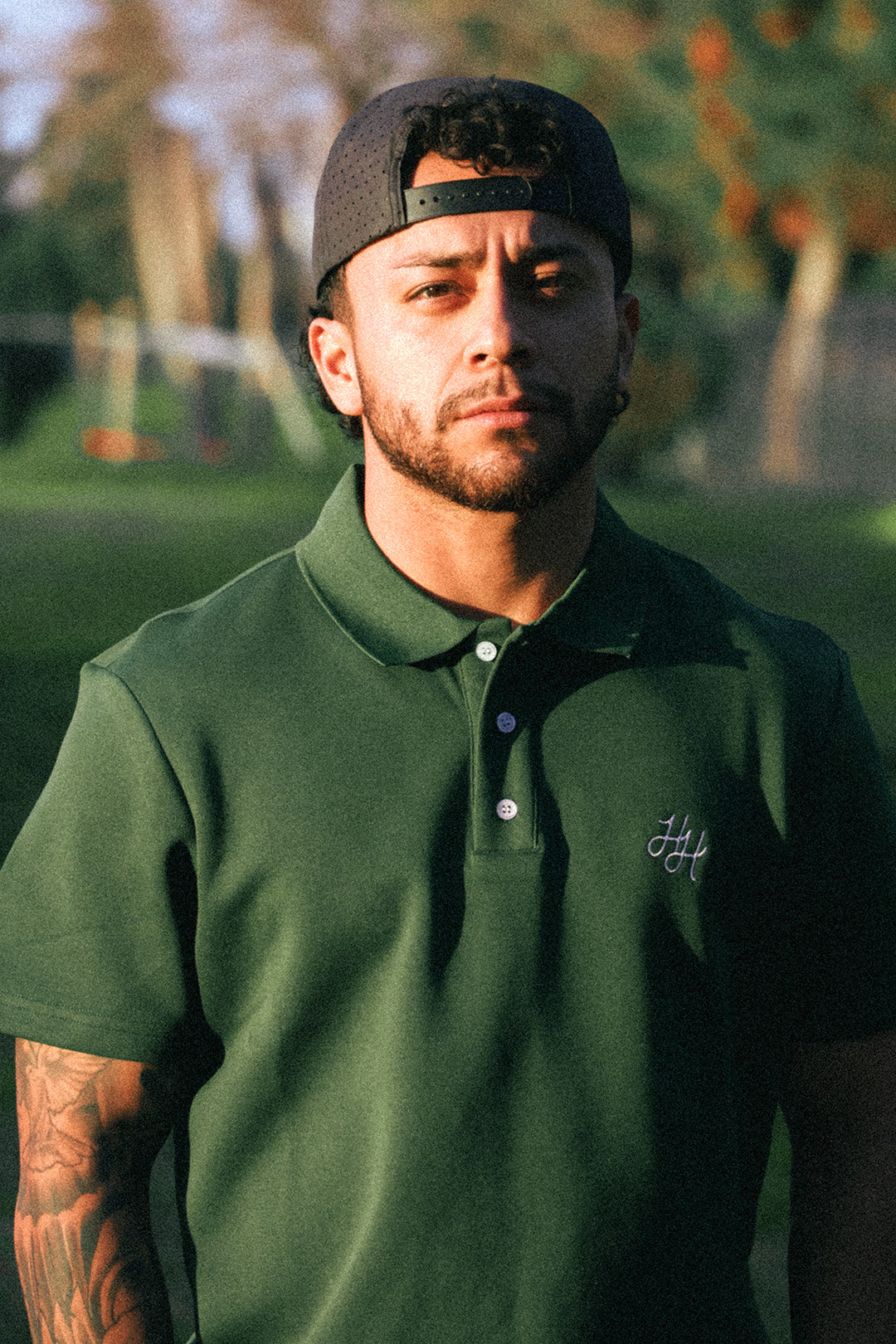Men's Classic Polo - Green - Image 2